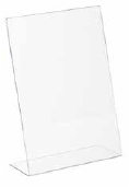 Suport acryl counter Premium - Suport vizual în formă de L Premium