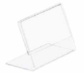 Suport acryl counter desk - Suporturi clasice de eticheta L