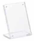 Suport acryl counter desk - Suporturi pentru semne magnetice în formă de L