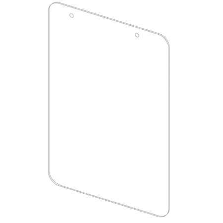Sisteme de protectie a angajatilor - COVID - Placa de protectie suspendata L 75 x H 99 CM