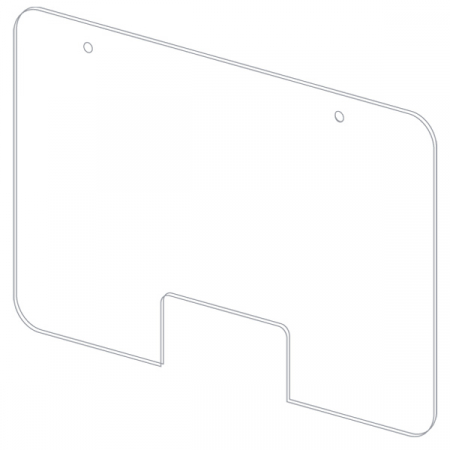 Placa de protectie suspendata L 99 x H 66 CM [1]