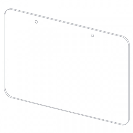 Sisteme de protectie a angajatilor - COVID - Placa de protectie suspendata L 99 x H 66 CM