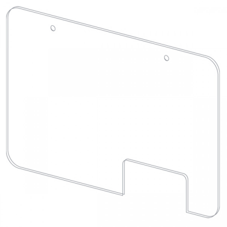 Placa de protectie suspendata L 99 x H 66 CM [2]
