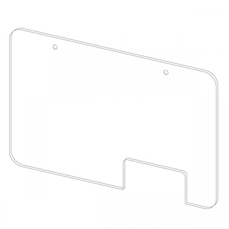 Suspended protection plate L 99 x H 75 CM [1]