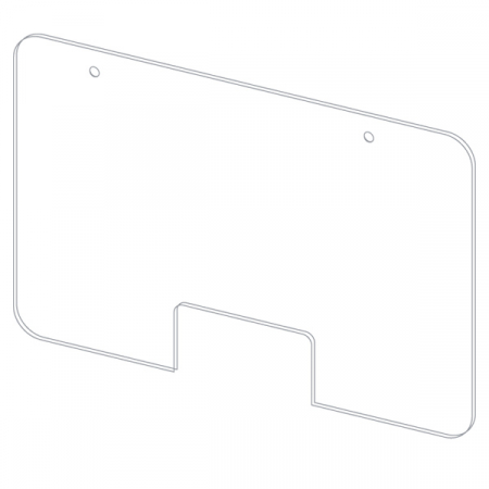 Suspended protection plate L 99 x H 75 CM [2]