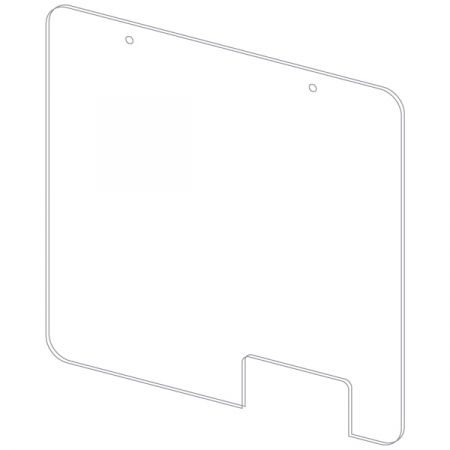Placa de protectie suspendata L 99 x H 99 CM [2]