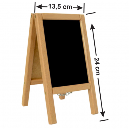 People Stopper Lemn - Double-sided mini A-boards