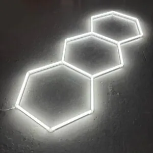 Led tavan honeycomb 3 hexagoane