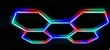 Led tavan Honeycomb RGB 5 hexagoane [2]