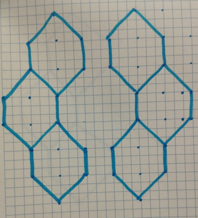 6 hexagoane led honeycoomb [2]