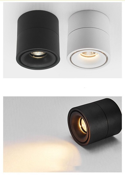Aplica led 360 -12w alb/negru [3]