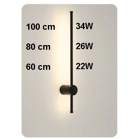 Aplica led 60cm 22w Gold/ Black [4]