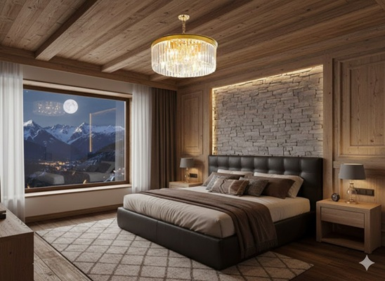 Candelabru led modern Gold/Black [5]