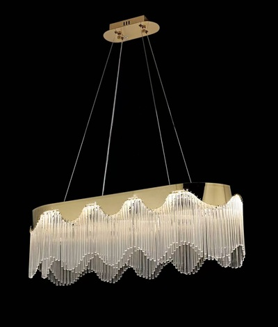 Candelabru led modern gold/crom 113w 80 x 35 cm [2]