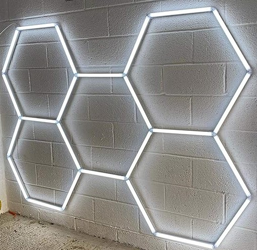 LED HONEYCOMB SET 5 HEXAGOANE 234,7 X 164,1 cm 200W [4]