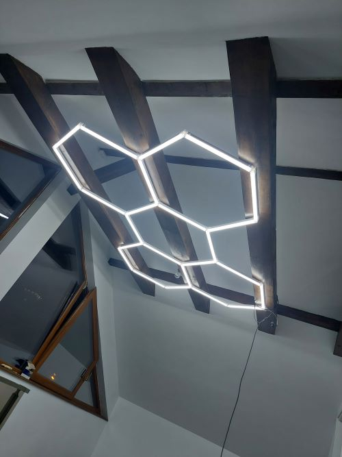 led tavan 5 hexagoane [3]