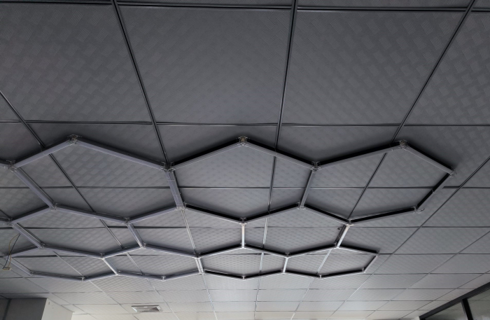 Led tavan Honeycomb 5 Hexagoane Black [2]