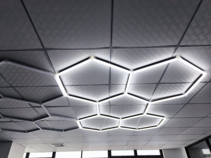 Led tavan Honeycomb 5 Hexagoane Black [5]