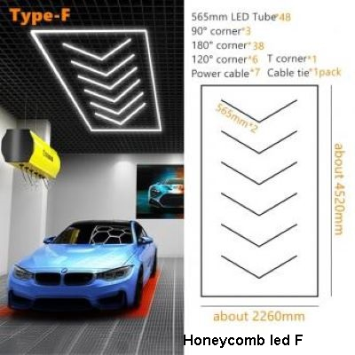Led tavan honeycomb 500w 226 X 452 cm [3]