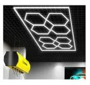 Led  tavan Honeycomb 600w  226 x 452 cm [2]