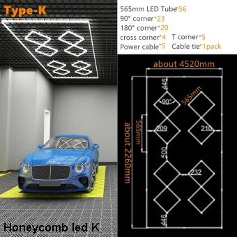 Led tavan honeycomb 600w 226 X 452 cm [2]