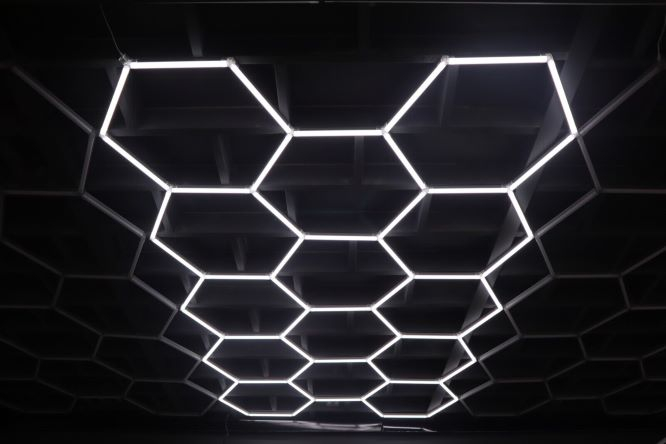 Led tavan Honeycomb 672w-14 hexagoane [3]