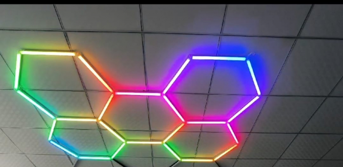 Led tavan Honeycomb RGB dinamic [2]