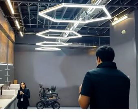 Led tavan Honeycomb - Un hexagon luminos [9]