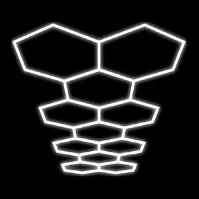 Led tavan Honeycomb - Un hexagon luminos [5]