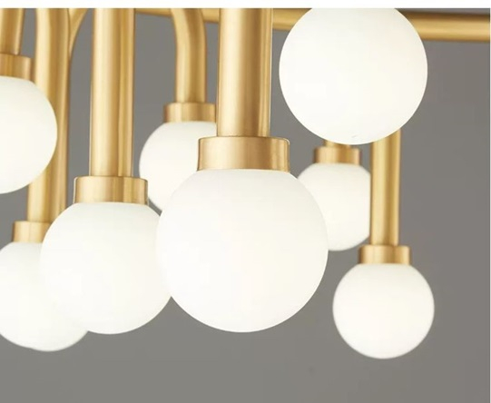 Lustra led 12 globuri Gold [3]