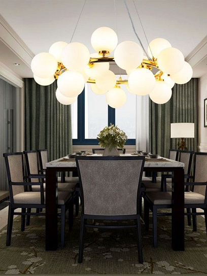 Lustra led 25 globuri Gold [2]