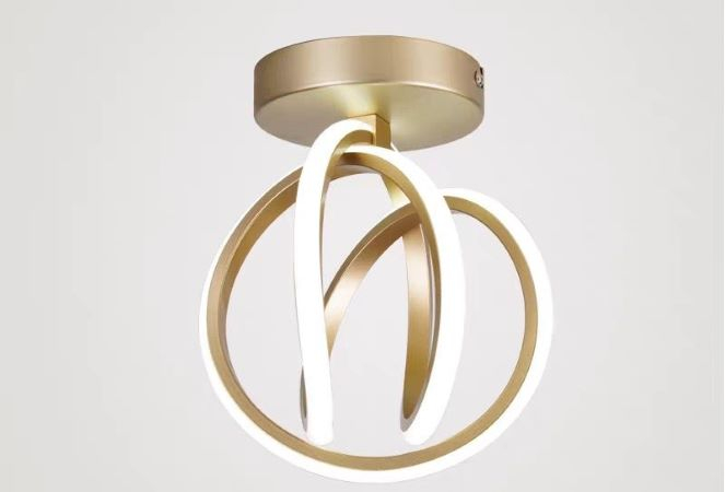 Lustra led 28w gold/black [2]