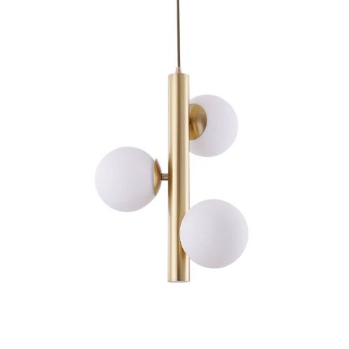 Lustra led 3 globuri Gold [2]