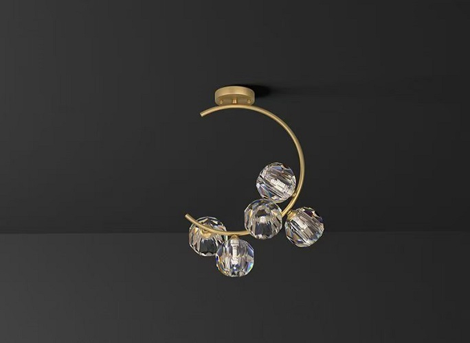 Lustra led 5 globuri [3]