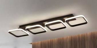 LUSTRA LED 80W 4 PATRATE DIMABILA CU TELECOMANDA 3 FUNCTII [2]