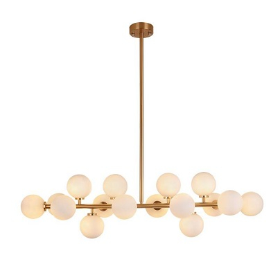 Lustra led aurie 16 globuri [2]
