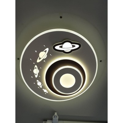 Lustra led cu telecomanda 3 functii 130w OZN [2]
