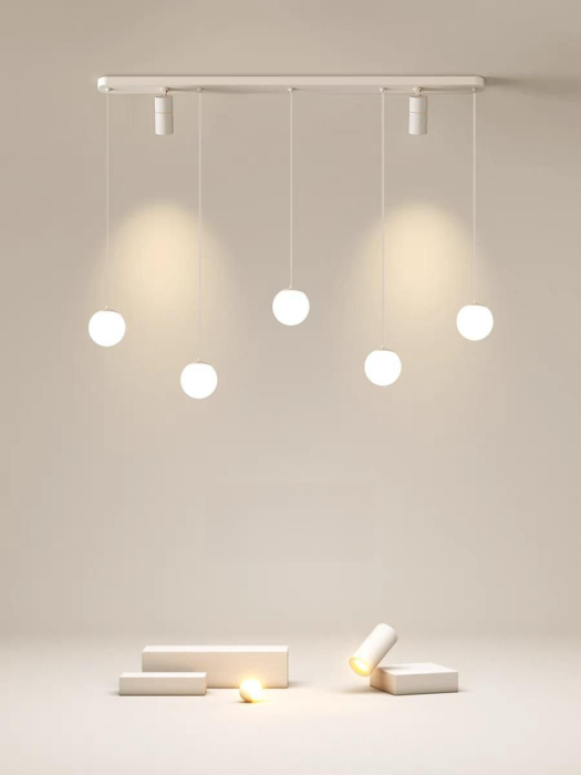 Lustra led cu telecomanda 56w alba sau neagra [2]