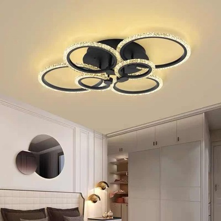 Lustra led cu telecomanda Cristale 150w [1]