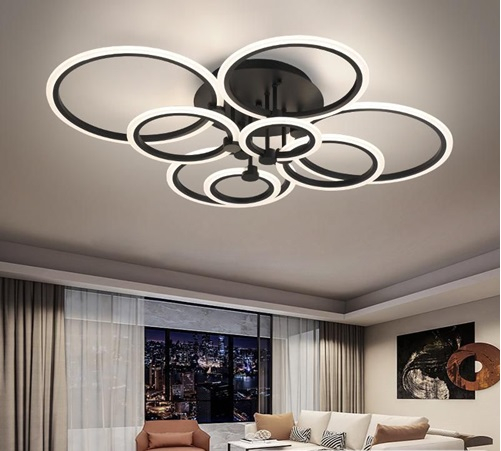Lustra led dimabila 200w cu telecomanda 3 functii [5]