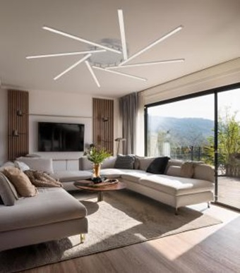 Lustra led dimabila 8 elemente 110w [2]