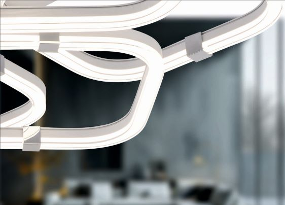 LUSTRA LED DIMABILA CU TELECOMANDA 300W [4]