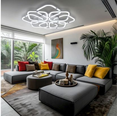 LUSTRA LED DIMABILA CU TELECOMANDA 300W [3]