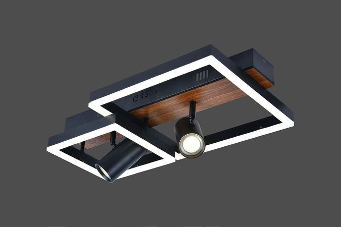 Lustra led dimabila cu telecomanda Coffe [4]