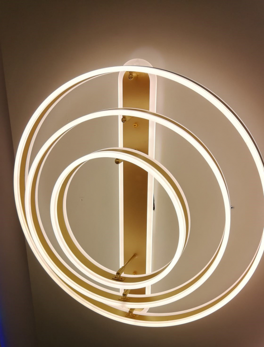 Lustra led dimabila orientabila 360w cu telecomanda 3 functii [4]