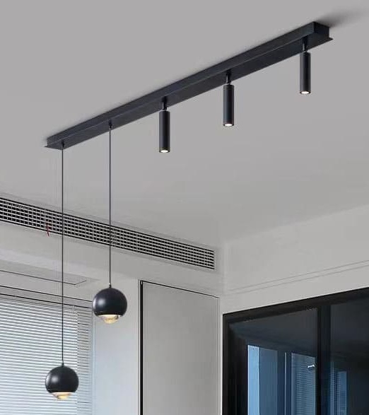 Lustra led neagra neutra 19w [2]
