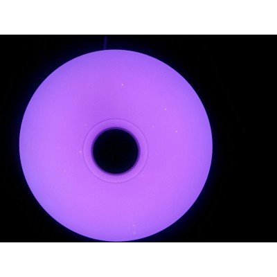 Plafoniera LED dimabila RGB cu difuzor bluetooth si telecomanda 24W [1]