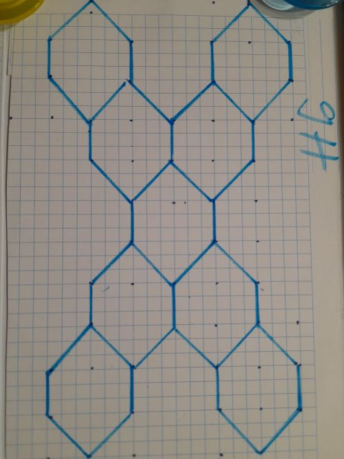Set 5+4 hexagoane led honeycomb [2]