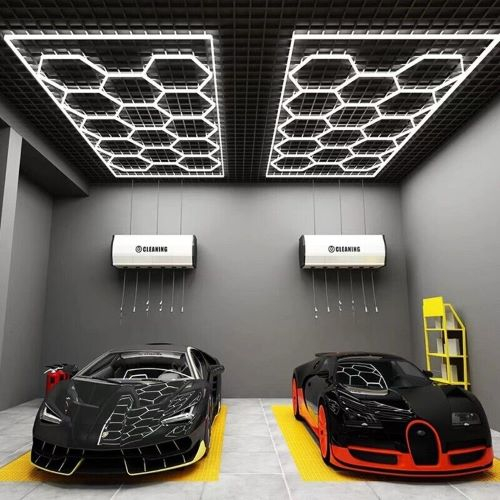 Set led tavan honeycomb 14 hexagoane -2 buc [5]