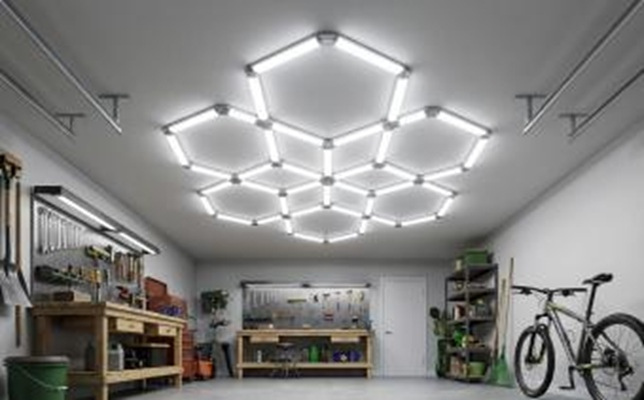 Tavan LED 12 hexagoane 282 x 244 cm 294W [2]